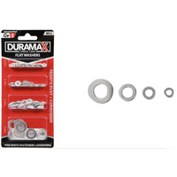 192pc Flat Spring Washers Assorted Sizes 3mm 4mm 6mm 8mm- main image
