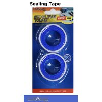 2 x White Teflon Tape Rolls Plumbing Plumber Water Leaks Sealing Tapes 4M- main image