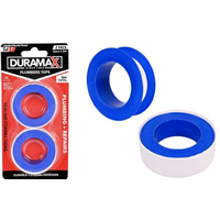 2 x White Teflon Tape Rolls Plumbing Plumber Water Leaks Sealing Tapes 4M- main image