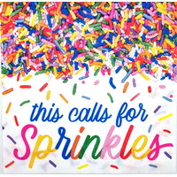 Sweet Sprinkles Luncheon Napkins 2ply 33cm x 33cm 16 Pack- main image