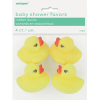 Baby Shower Rubber Ducks 4 Pack- main image