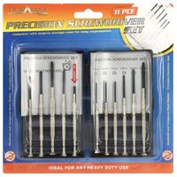 11pc Set Precision Micro Mini Screwdriver Jewellers Mobile Laptop Watch Glasses- main image