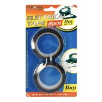 2pce Electrical Tape-8M Each-Black- main image