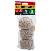 Cotton Twine 1.5mm Width 40m Length 3 Pack- main image
