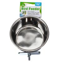 Bird Feeder Stainless Steel 12.5cm 580ml- main image