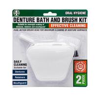 Denture Bath & Brush Kit- main image
