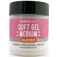 Acrylic Soft Gel Medium Glossy 100ml Tub- main image