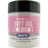 Acrylic Soft Gel Medium Matte 100ml Tub- main image