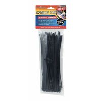 50pce Cable Ties-4.8x200mm-Black- main image