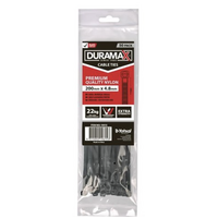 50pce Cable Ties 4.8x200mm Black- main image