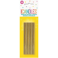 Gold Sparkler Candles 18 Pack- main image