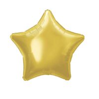 Gold Star 50cm Foil Balloon- main image