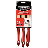 3pce Paint Brush Set 25mmW 20cmH- main image