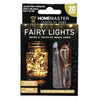 Fairy Lights Warm White Copper Battery Operated 20 Lights- main image