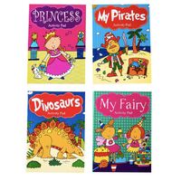 Kids Activity Pad Book A6 96pages - Randomly Selected- main image
