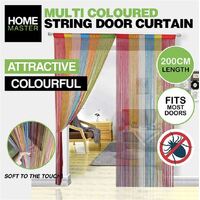 Multi Coloured String Door Curtain 200cm x 90cm- main image