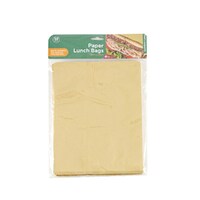 50 Pack Brown Paper Lunch Bags - 20cm x 25cm- main image