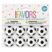 3D Soccer 8 Bouncy Balls- main image