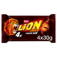 Nestle Lion Snack Size Bars Multipack 4 x 30g- main image