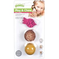 Pawise 3pc Wood N Pretty Toys Pastel- main image