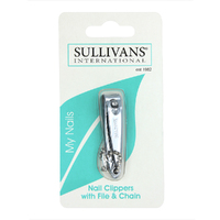 Sullivans Nail Clippers With File & Chain- main image