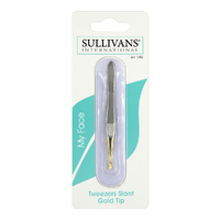 Sullivans Gold Tip Slant Tweezers- main image
