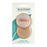 Sullivans Pure Cotton Powder Puffs - 2pk- main image