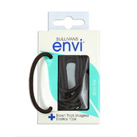 Envi Thick Snagless Hair Elastics - 10pk - Brown- main image
