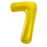 Gold 7 Number Foil Balloon 86cm- main image