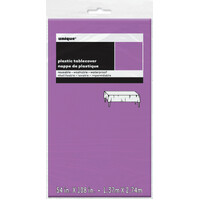Pretty Purple Plastic Tablecover Rectangle 137cm x 274cm- main image