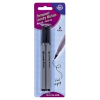 Permanent Laundry Marker Black Ink 2 Pack- main image