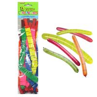 Flying Rocket Balloons Assorted Colours - 12 Pack- main image
