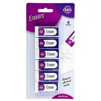 Vinyl Erasers - 6 Pack- main image