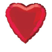 Red Heart 45cm Foil Balloon- main image