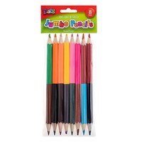 Jumbo Double Ended Colour Pencils 8 Pack- main image