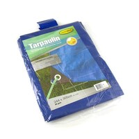 Tarpaulin Weatherproof Protective Cover Blue 244cm x 305cm- main image
