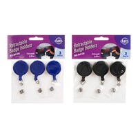Retractable Badge Holder with Belt Clip 3 Pack- main image