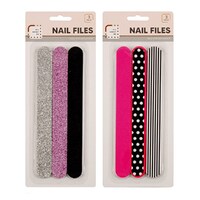 Nail File Fashion Pk3 2 Asstd Designs- main image