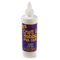 Helmar Craft & Hobby PVA Glue 250ml Dries Clear - Safe for Children- main image