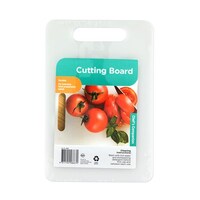 Chopping Board Plastic White 30x20x0.6cm- main image
