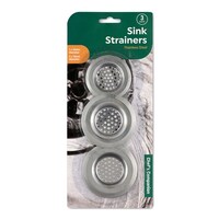 Stainless Steel Sink Strainers Set of 3- main image