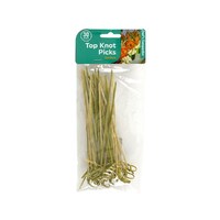Skewer Top Knot Bamboo 15cm Pk30- main image