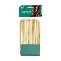 100 Pack BBQ Bamboo Skewers 15cm- main image