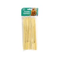 30 Pack Paddle Bamboo Skewers 20cm- main image