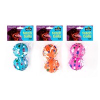 Dog Toy Colourful Squeaky Ball 2 Pack - Randomly Selected- main image
