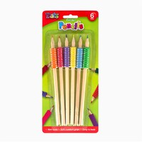 Dats Colour Pencils with Soft Comfort Grip 6 Pack- main image