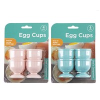 Plastic Egg Cups Plastic 4 Pack- main image