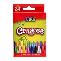 Fine Tip Crayons Assorted Colours - 24 Pack- main image