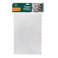 Paper Doilies White 30 Pack - 19x30cm- main image