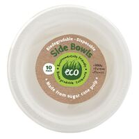 Eco Friendly Biodegradable Side Bowls 18cm 10 Pack- main image